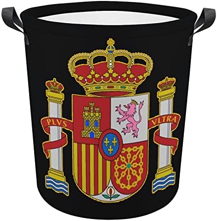 ספרדית דגל כביסה סל כביסה מתקפל סל כביסה בגדי אחסון תיק