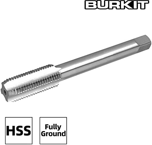 Burkit M15 x 0.75 חוט ברז על יד ימין, HSS M15 x 0.75 ברז מכונה מחורצנת ישר